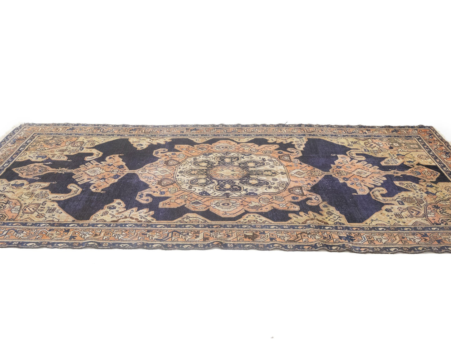 5X11 Handmade Antique Oriental Rug Tribal Design Carpet Living Room Decor