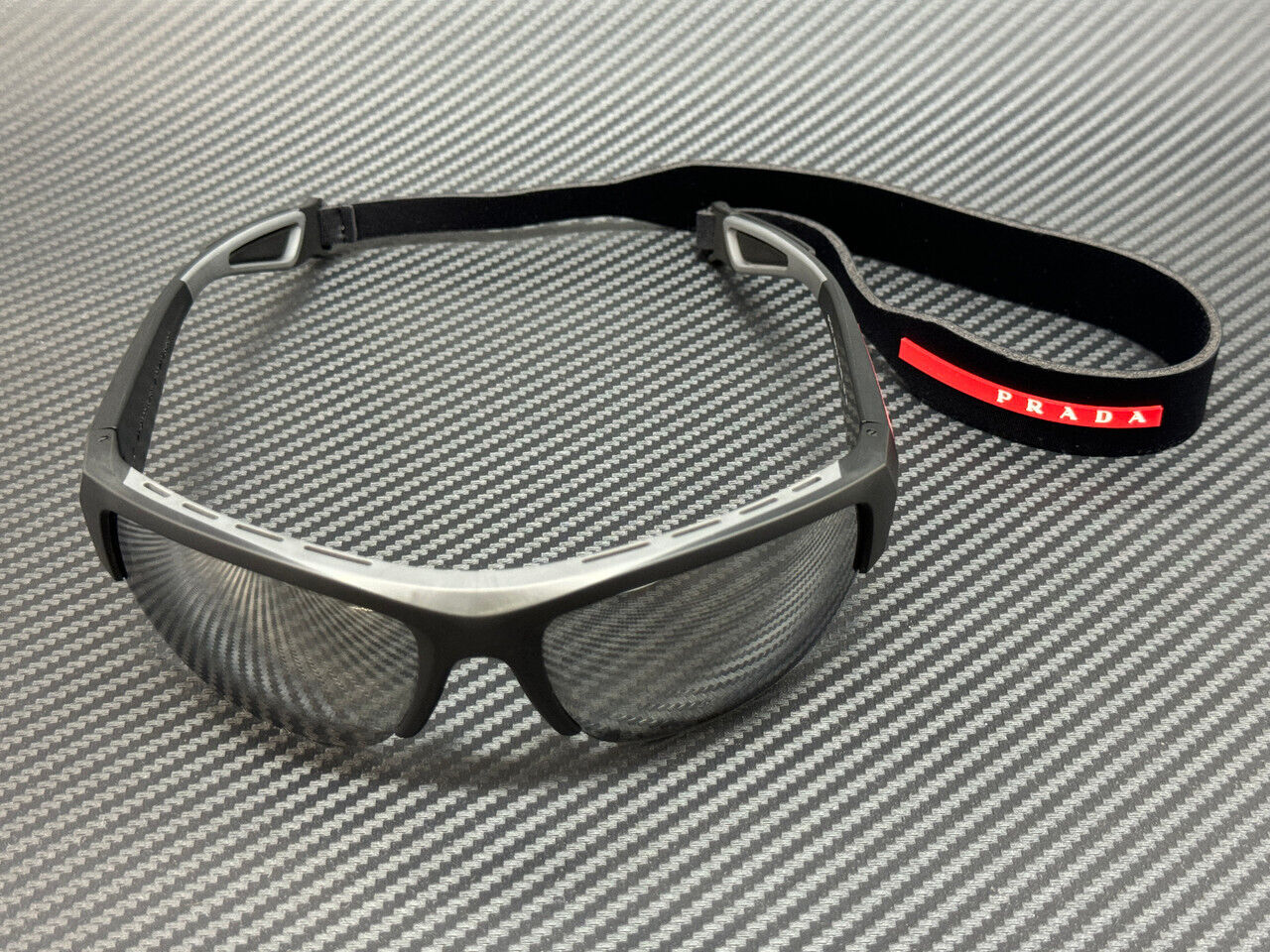 PRADA LINEA ROSSA PS A01S 1BO05A Black Silver