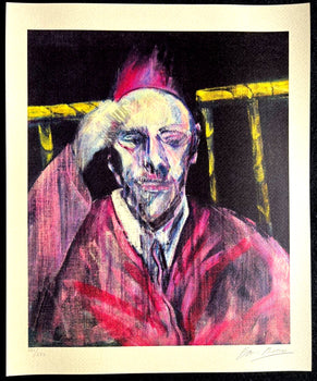 Francis Bacon Lithograph Coa Signed Pen Numbered