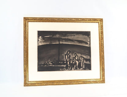 Georges Rouault 1922 Original Etching & Aquatint, Miserere #9, Ltd 425 Route