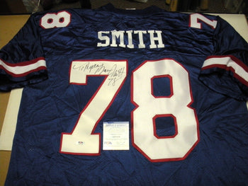 Bruce Smith Buffalo Bills Psa/Dna/Coa Signed