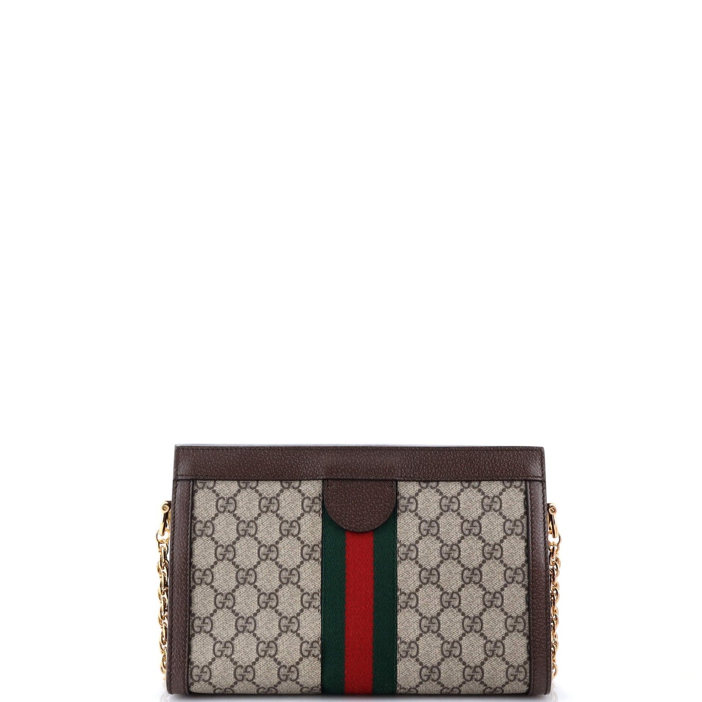 Gucci Ophidia Chain Shoulder Bag Gg Coated Canvas Small