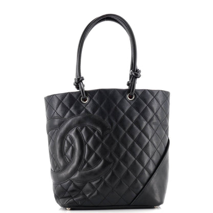 Chanel Cambon Tote Quilted Leather Medium