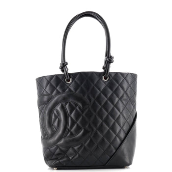 Chanel Cambon Tote Quilted Leather Medium