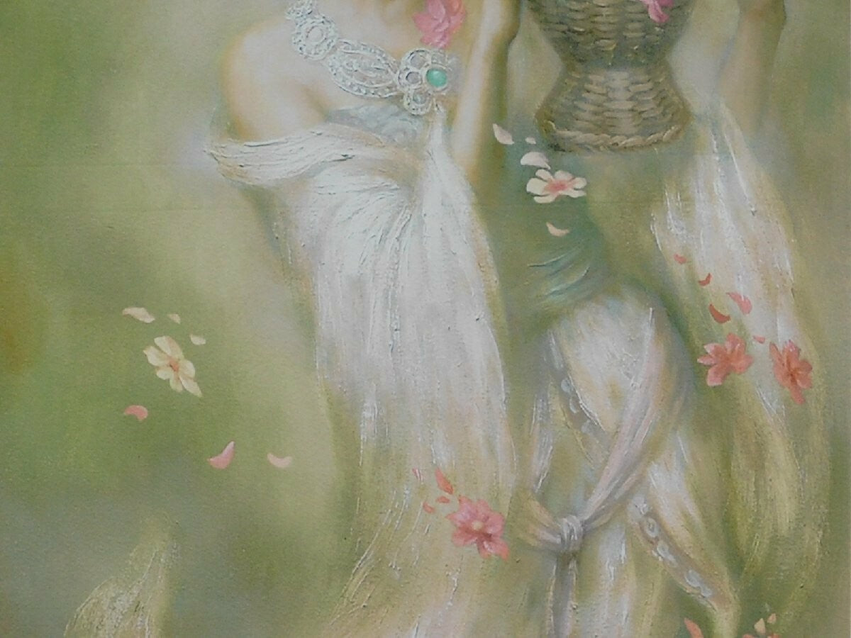 Zeng Hao (Chinese) - Beauty Spring Original Giclee Print Signed Framed Numbered