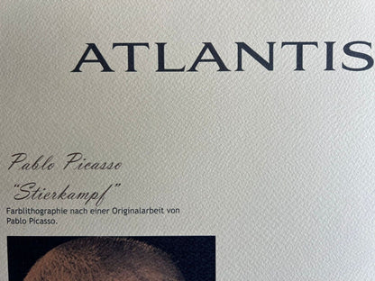 Pablo Picasso Lithograph Coa Signed Numbered Limited 180Exe