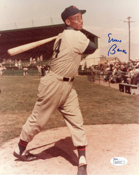 Ernie Banks Autographed 8X10 Photo (Jsa)