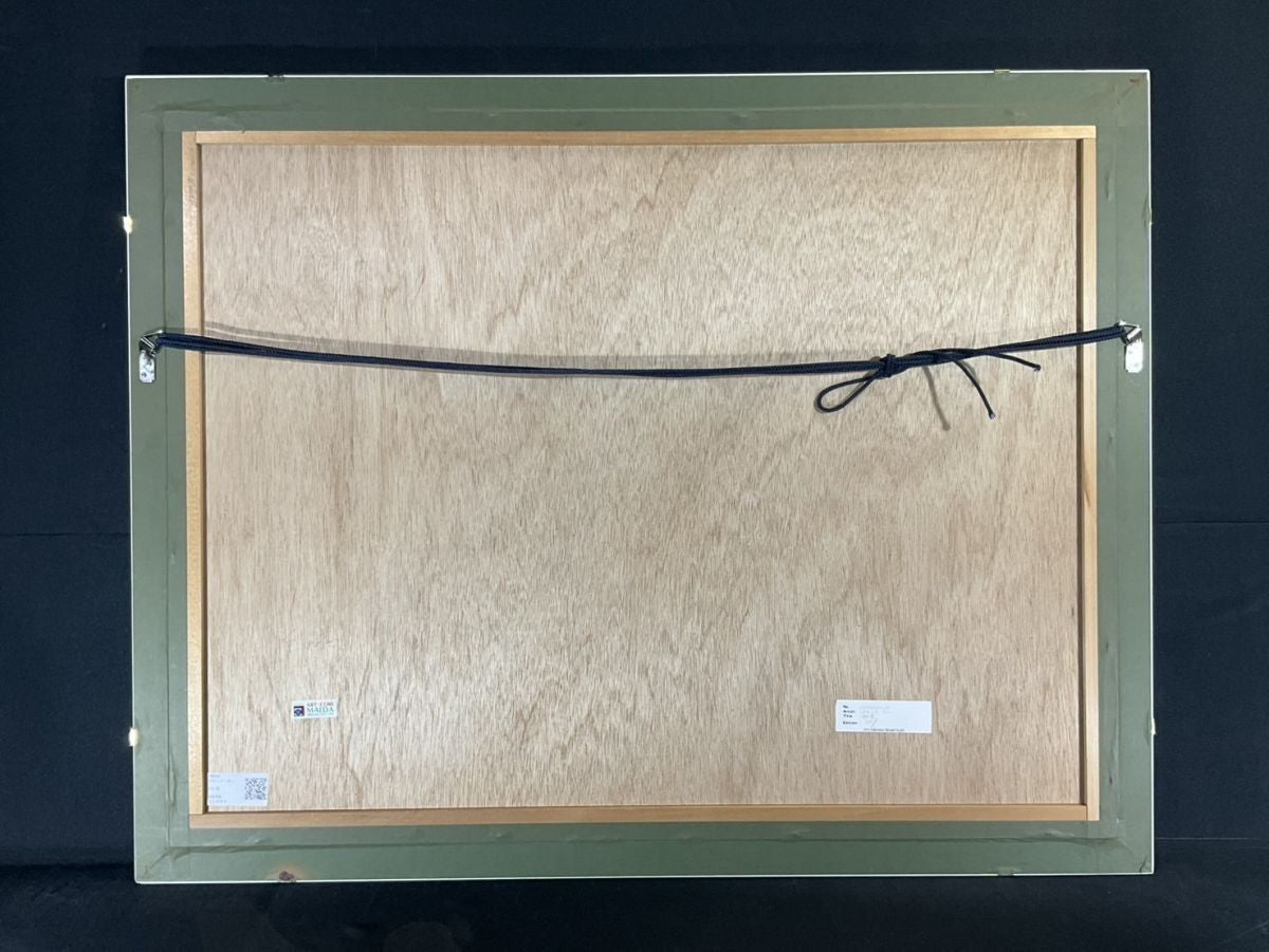 David Lee (Li Tian Wen) Lithograph "White Flowers" Signed, Numbered Framed