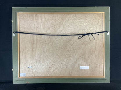 David Lee (Li Tian Wen) Lithograph "White Flowers" Signed, Numbered Framed