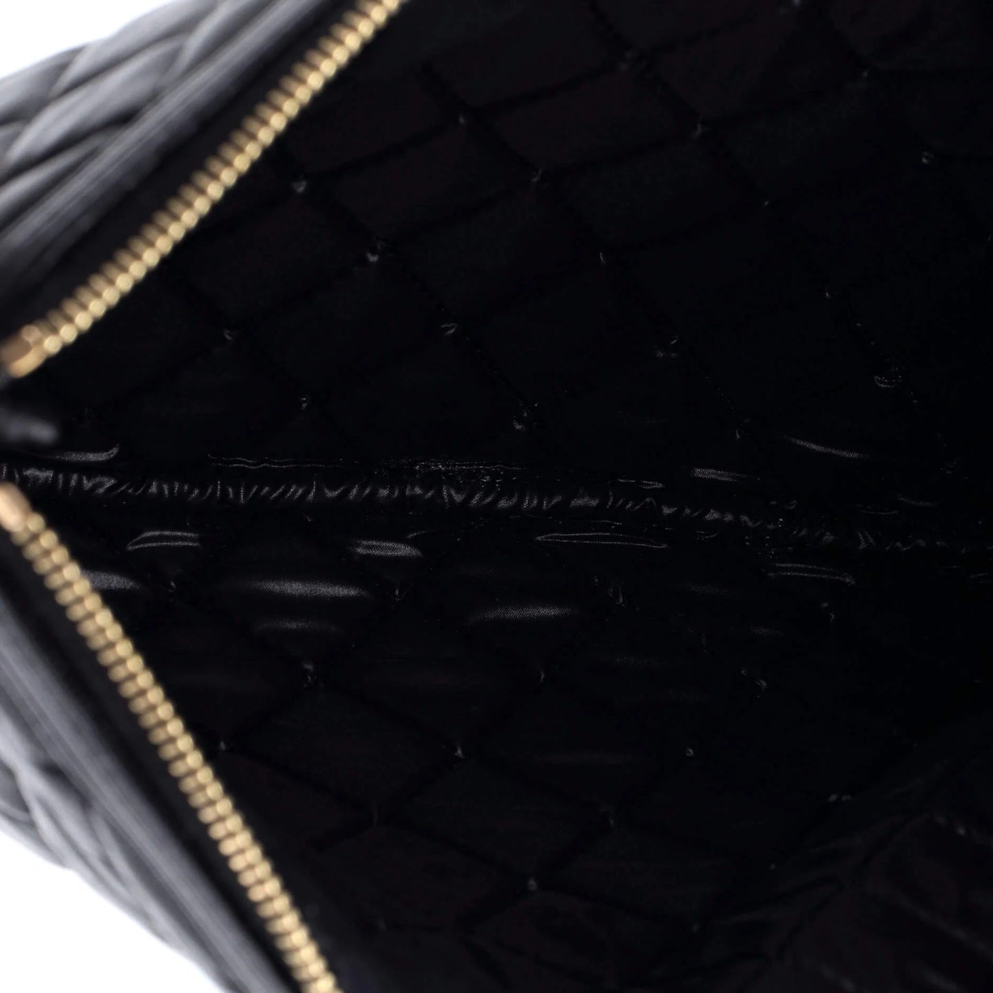 Chanel Boy O Case Clutch Quilted Lambskin Medium