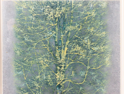 Woodblock Print Joichi Hoshi Silver Signed ED99