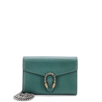 Gucci Dionysus Chain Wallet Leather With Embellished Detail Small