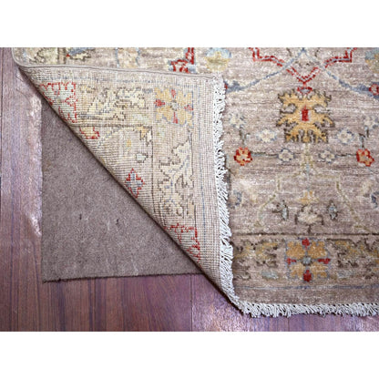 3'1"X13'9" Gray Fine Aryana Bidjar Garus Hand Knotted Oriental Rug