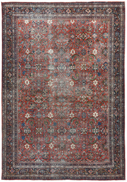 Antique Oversized Floral Vintage Style Oriental