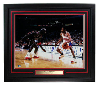 Allen Iverson Hof Autographed 16X20 Photo With