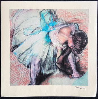 Edgar Degas Lithograph Coa Mourlot 1943 Published