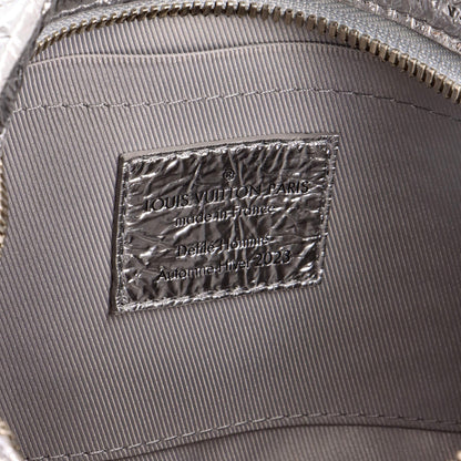 Louis Vuitton Soft Trunk Bag Crushed Metallic Calfskin Leather Mini