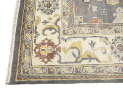 Handmade Floral Oushak Chobi 9'5X12'0 Ft Oriental