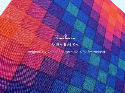 Excellent Verner Panton Mira-Rauka Multi Color Wall Art Board Fabric Mid Century