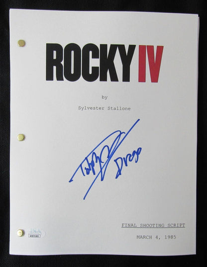 Dolph Lundgren Autographed "Rocky Iv" Movie