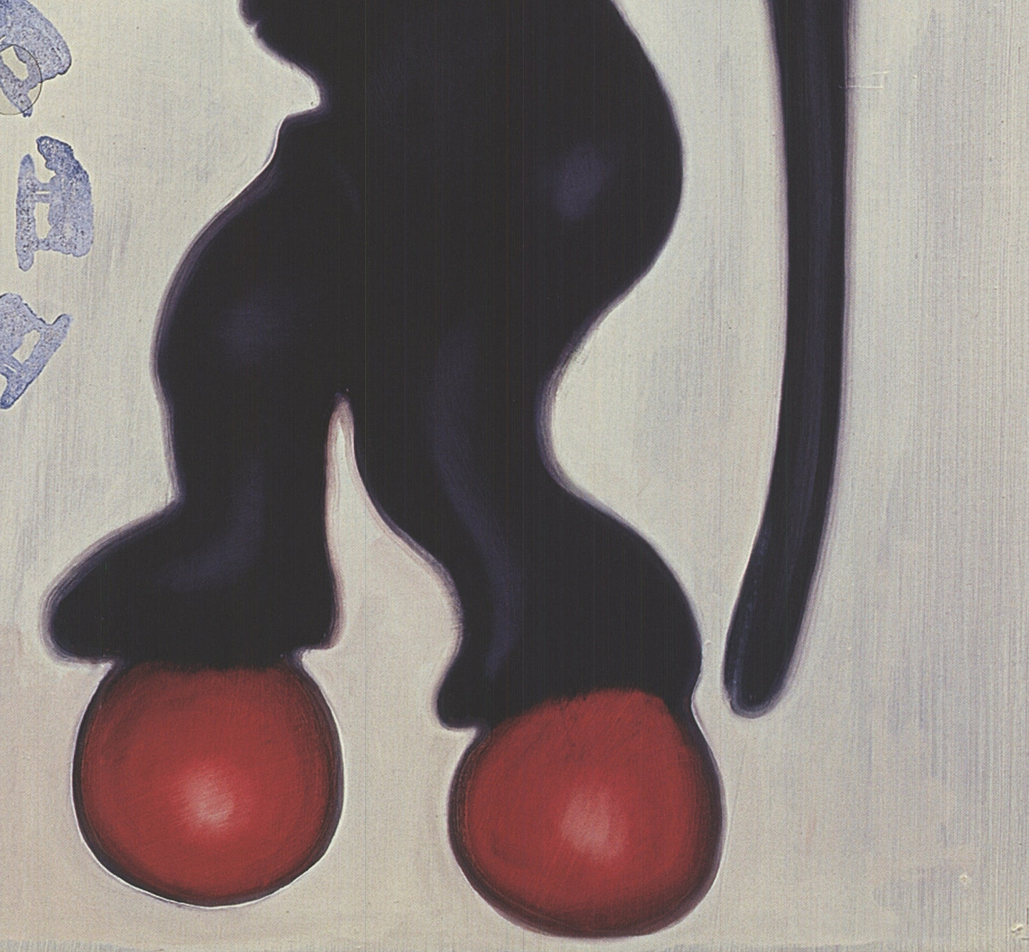 Jorg Immendorf Untitled (Hui Gui) Signed " Offset Lithograph