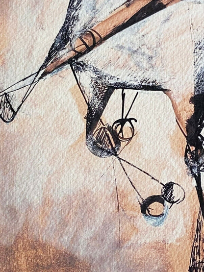 Marino Marini Lithograph Coa - Hand Numbered 175Ex Signature Stamp