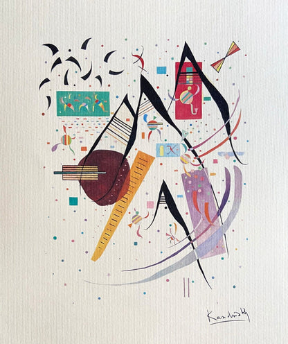 Wassily Kandinsky Lithograph Mourlot 1951 Coa