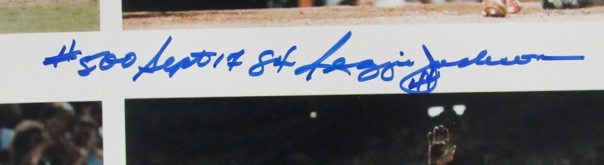 Reggie Jackson Hof Signed/Inscribed 16X20 Photo California Angels Jsa 186147