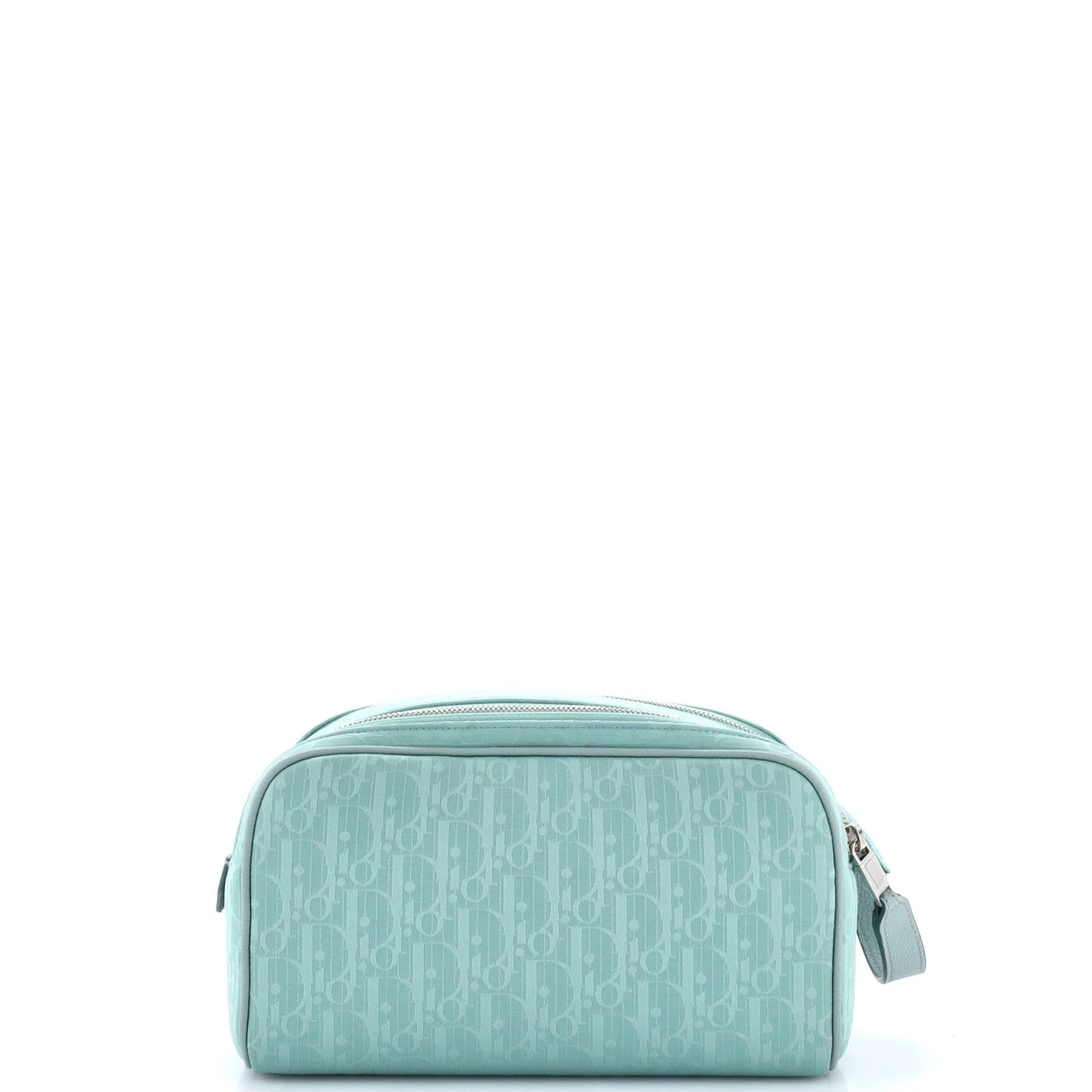 Christian Dior Double Zip Toiletry Pouch Oblique Recycled Nylon