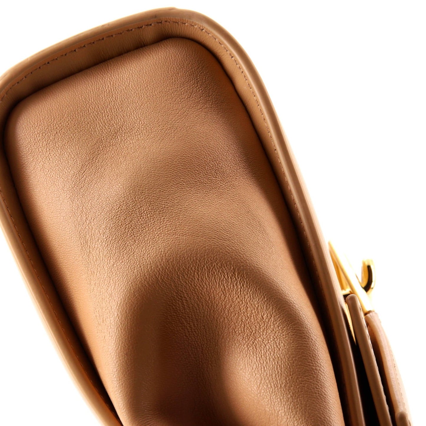 Bottega Veneta Clip Flap Bag Leather