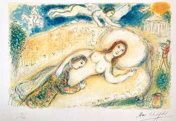 Marc Chagall Lithograph Handmade