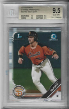 Joey Bart 2019 Bowman Chrome Prospects Rookie