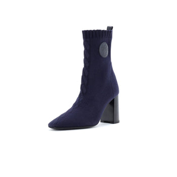 Hermes Women'S Volver Ankle Boots Knit Fabric