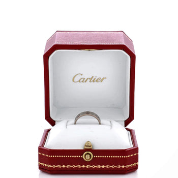 Cartier Love Wedding Band Ring 18K White Gold
