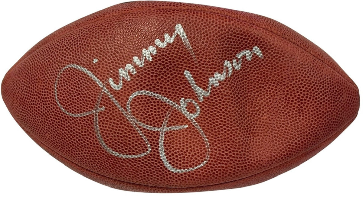 Official Autographed Wilson Football by Jimmy Johnson