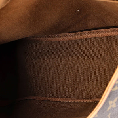 Louis Vuitton Saumur Handbag Monogram Canvas 35