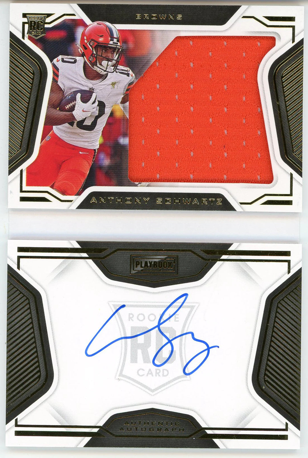 Anthony Schwartz Autographed 2021 Panini Playbook