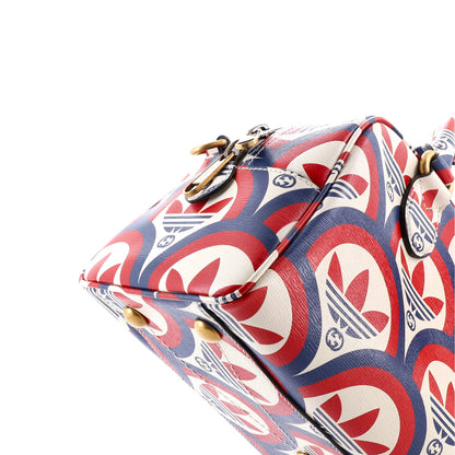 Gucci X Adidas Duffle Bag Printed Leather Mini