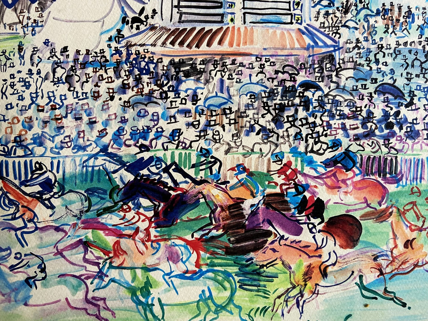 Raoul Dufy, Hand-Signed Limited Coa Lithograph Op