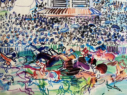 Raoul Dufy, Hand-Signed Limited Coa Lithograph Op