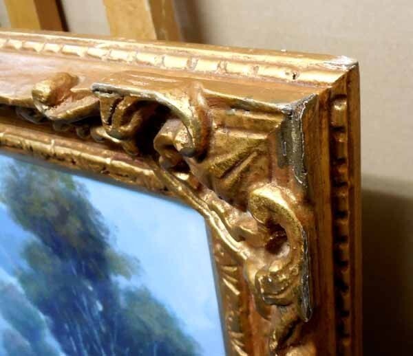 Jean Becker Original Oil Painting On Canvas French Landscape Signed Large