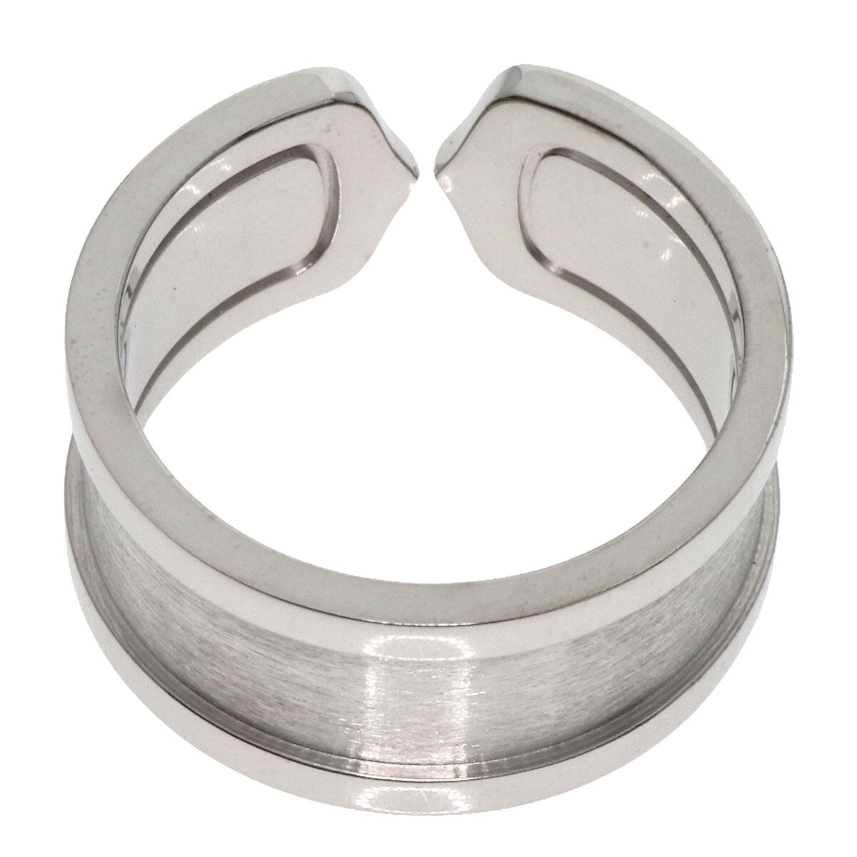 Cartier   Ring C2 Ring Lm # 57 K18 White Gold