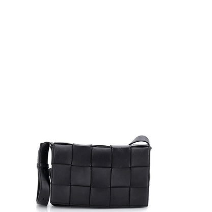 Bottega Veneta Cassette Crossbody Bag Maxi Intrecciato Leather Small