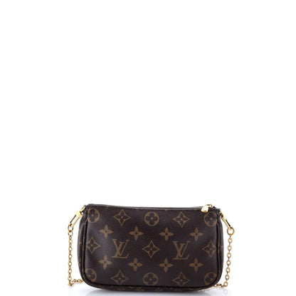 Louis Vuitton Multi Pochette Accessoires Pouch Monogram Canvas Small