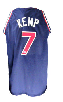 Shawn Kemp Signed/Autographed Team Usa Basketball Jersey Beckett 167282