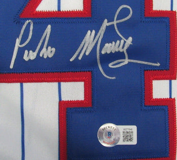 Pedro Martinez Signed Majestic Xl Baseball Jersey