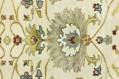 Hand-Knotted Vintage Style Floral Peshawar Osh