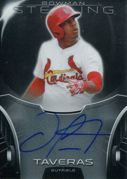 Oscar Taveras 2013 Topps Bowman Sterling Autographed Card