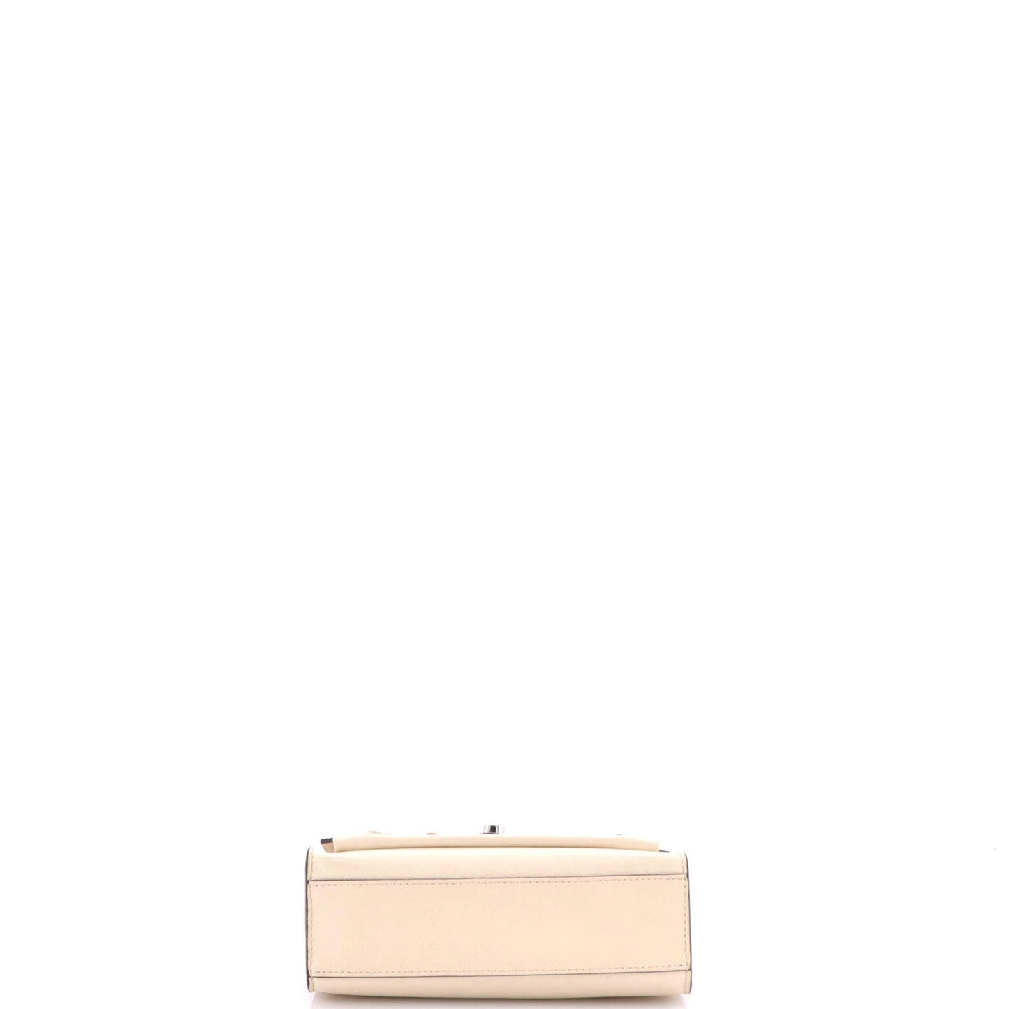 Louis Vuitton Mylockme Handbag Flower Embellished Leather Bb