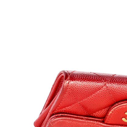 Chanel Classic Flap Card Case Quilted Caviar